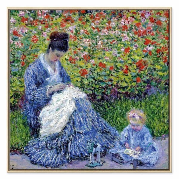 Tableau - Claude Monet – Madame Monet and Her Son
