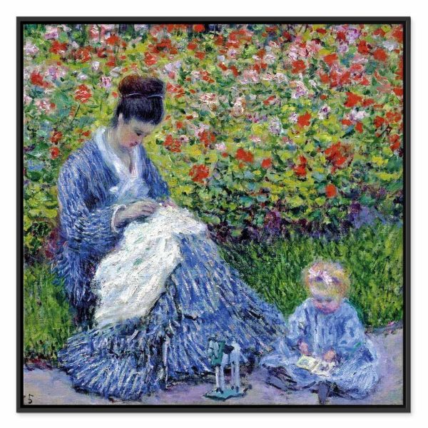 Tableau - Claude Monet – Madame Monet and Her Son