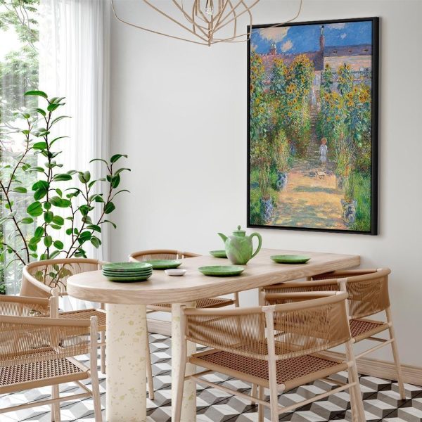 Tableau - Claude Monet – Monet’s Garden at Vétheuil