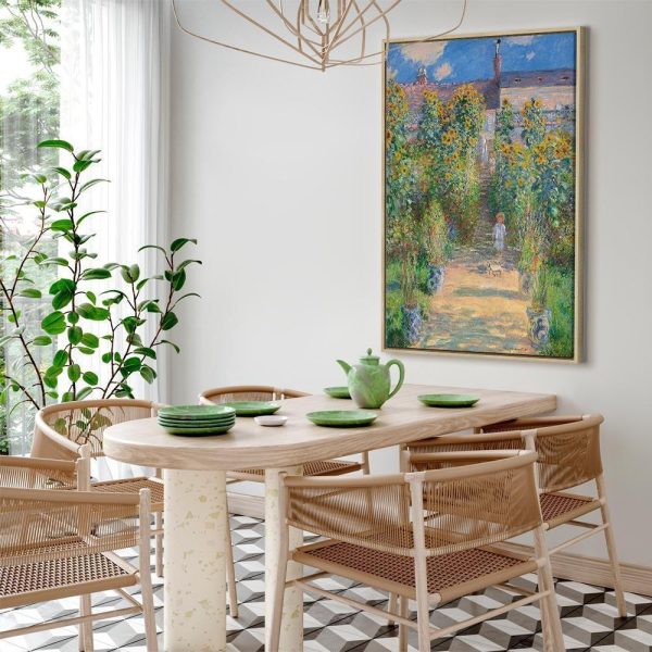 Tableau - Claude Monet – Monet’s Garden at Vétheuil