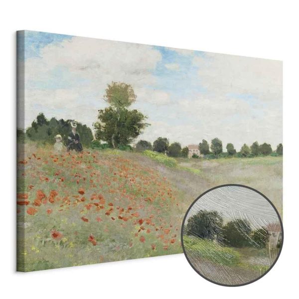 Tableau - Claude Monet – Poppy Field near Argenteuil