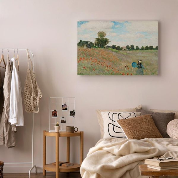 Tableau - Claude Monet – Poppy Field near Argenteuil