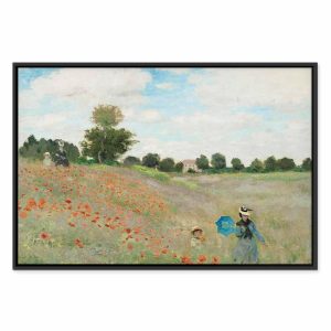 Tableau - Claude Monet – Poppy Field near Argenteuil
