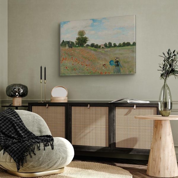 Tableau - Claude Monet – Poppy Field near Argenteuil