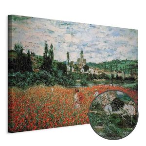 Tableau - Claude Monet – Poppy Field near Vétheuil