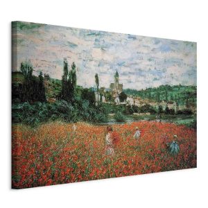 Tableau - Claude Monet – Poppy Field near Vétheuil