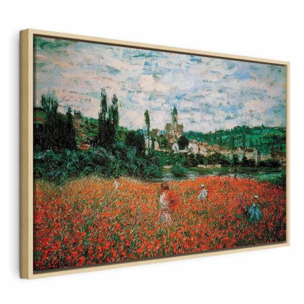 Tableau - Claude Monet – Poppy Field near Vétheuil