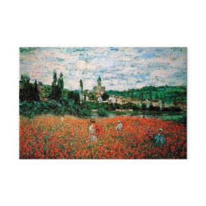 Tableau - Claude Monet – Poppy Field near Vétheuil