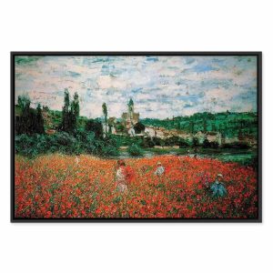 Tableau - Claude Monet – Poppy Field near Vétheuil
