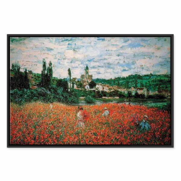 Tableau - Claude Monet – Poppy Field near Vétheuil