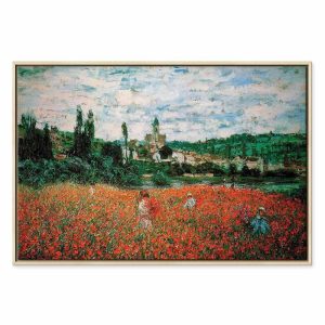 Tableau - Claude Monet – Poppy Field near Vétheuil