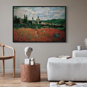 Tableau - Claude Monet – Poppy Field near Vétheuil