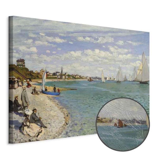Tableau - Claude Monet – Regatta at Sainte-Adresse