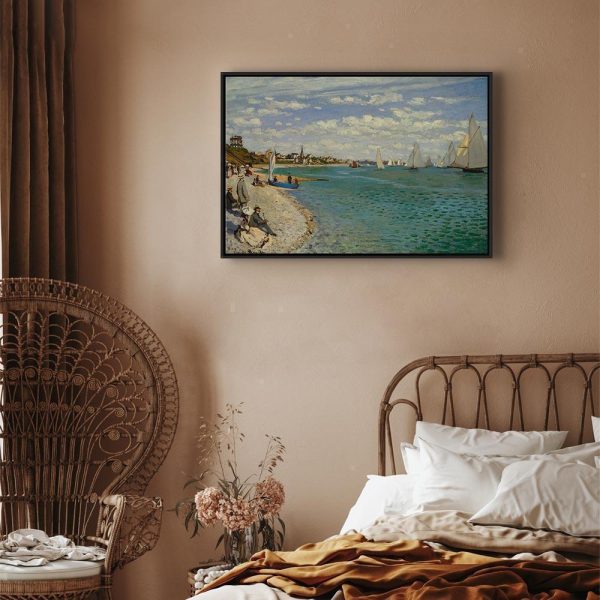 Tableau - Claude Monet – Regatta at Sainte-Adresse