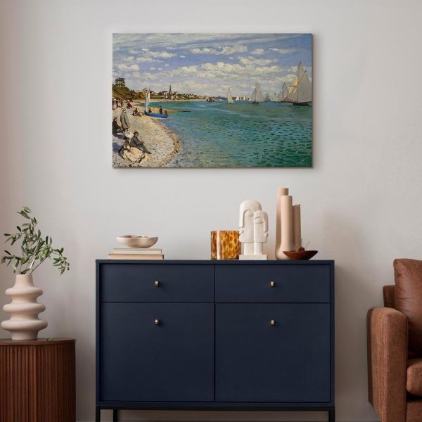 Tableau - Claude Monet – Regatta at Sainte-Adresse