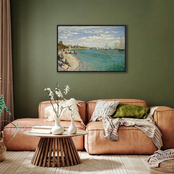 Tableau - Claude Monet – Regatta at Sainte-Adresse