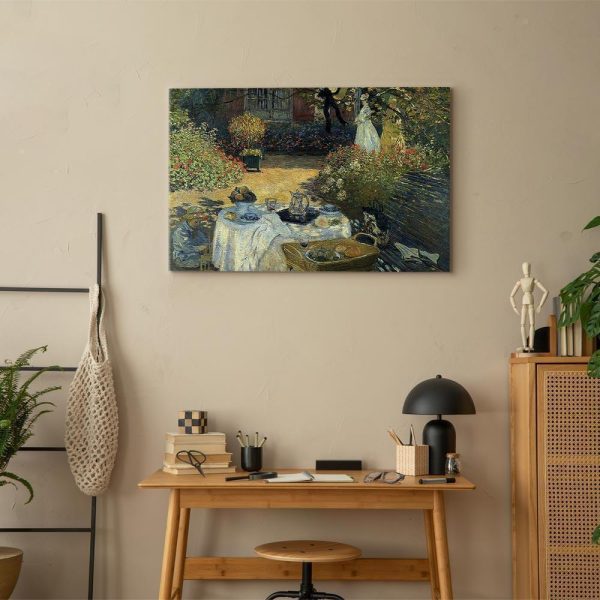 Tableau - Claude Monet – The Luncheon (Argenteuil)