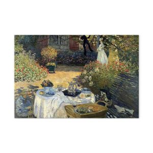 Tableau - Claude Monet – The Luncheon (Argenteuil)