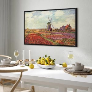 Tableau - Claude Monet – Tulip Fields with Windmill