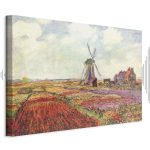 Tableau - Claude Monet – Tulip Fields with Windmill