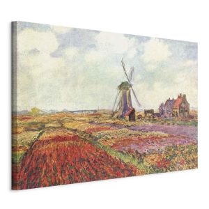 Tableau - Claude Monet – Tulip Fields with Windmill