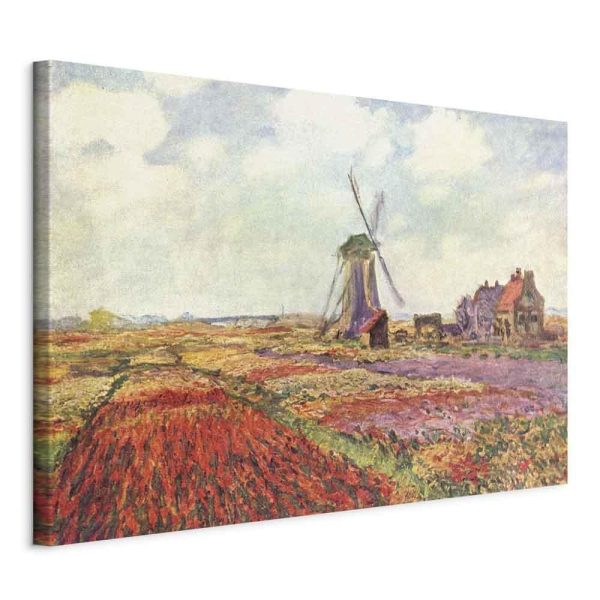 Tableau - Claude Monet – Tulip Fields with Windmill