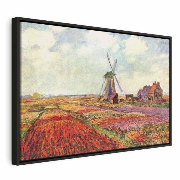 Tableau - Claude Monet – Tulip Fields with Windmill