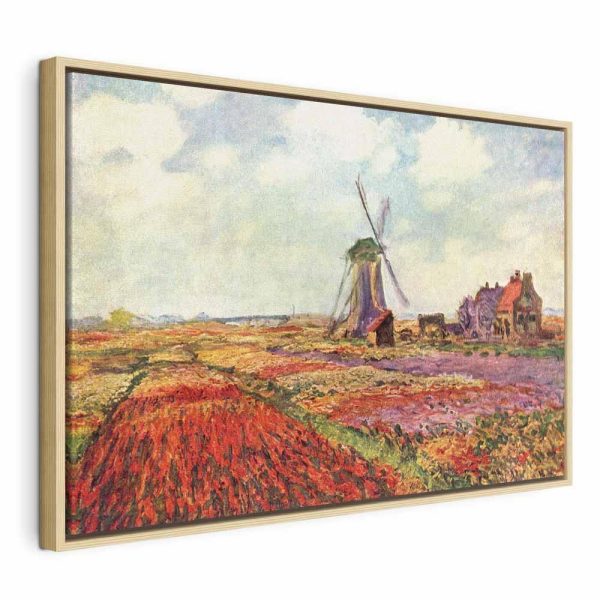 Tableau - Claude Monet – Tulip Fields with Windmill