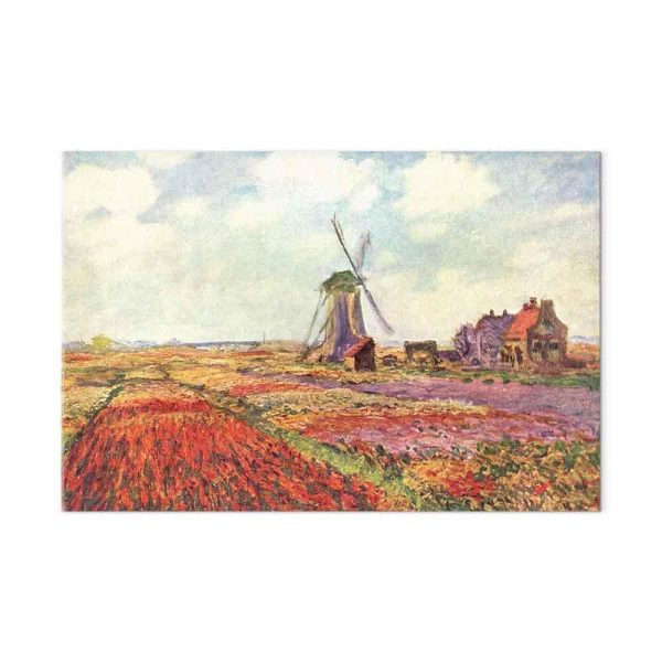 Tableau - Claude Monet – Tulip Fields with Windmill