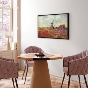 Tableau - Claude Monet – Tulip Fields with Windmill