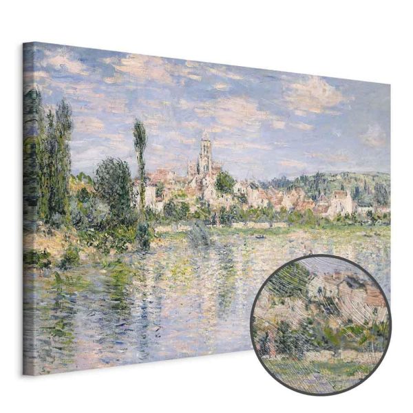 Tableau - Claude Monet – Vue de Vétheuil, Summer