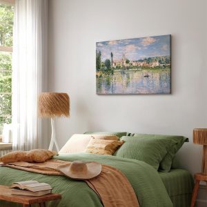 Tableau - Claude Monet – Vue de Vétheuil, Summer