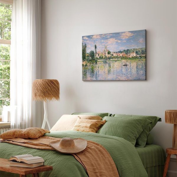 Tableau - Claude Monet – Vue de Vétheuil, Summer