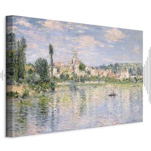 Tableau - Claude Monet – Vue de Vétheuil, Summer