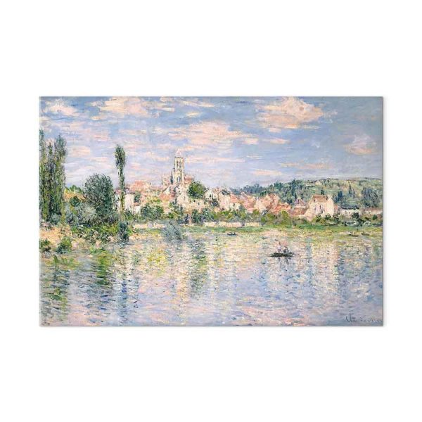 Tableau - Claude Monet – Vue de Vétheuil, Summer