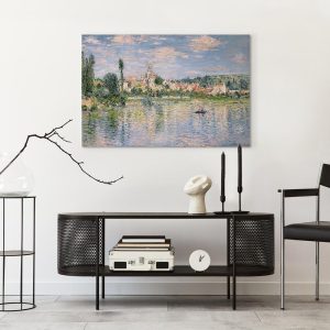 Tableau - Claude Monet – Vue de Vétheuil, Summer