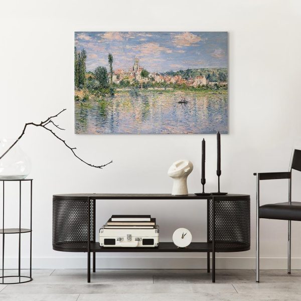 Tableau - Claude Monet – Vue de Vétheuil, Summer