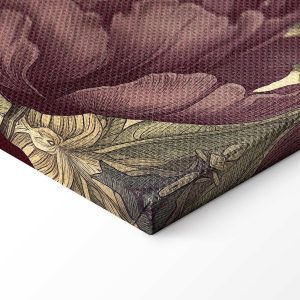 Tableau - Colourful tulips on a cream background