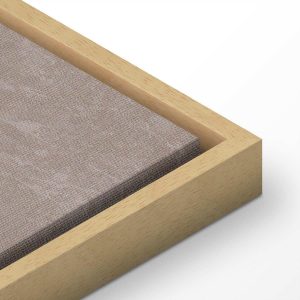 Tableau - Crane dance – bright silhouettes of birds against a warm grey background with texture