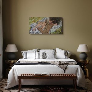 Tableau - Egon Schiele – The Embrace (Lovers II)