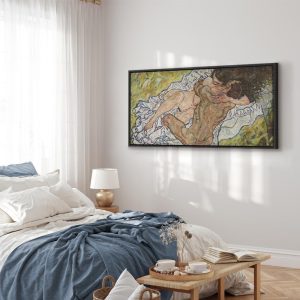 Tableau - Egon Schiele – The Embrace (Lovers II)