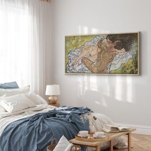 Tableau - Egon Schiele – The Embrace (Lovers II)