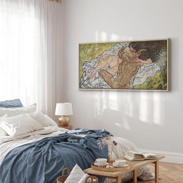 Tableau - Egon Schiele – The Embrace (Lovers II)