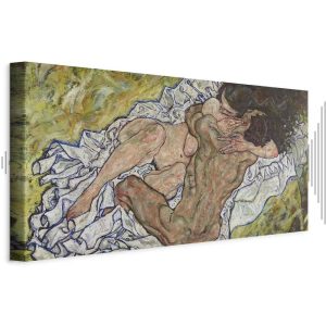 Tableau - Egon Schiele – The Embrace (Lovers II)