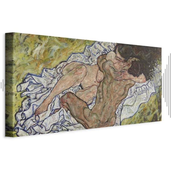 Tableau - Egon Schiele – The Embrace (Lovers II)