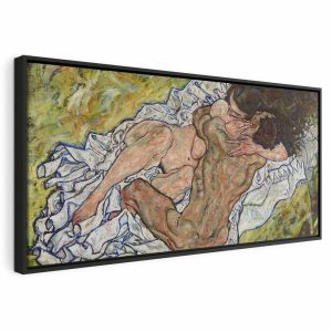 Tableau - Egon Schiele – The Embrace (Lovers II)