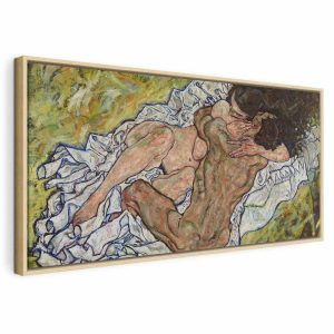 Tableau - Egon Schiele – The Embrace (Lovers II)