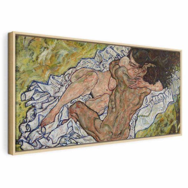 Tableau - Egon Schiele – The Embrace (Lovers II)