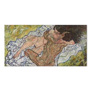 Tableau - Egon Schiele – The Embrace (Lovers II)
