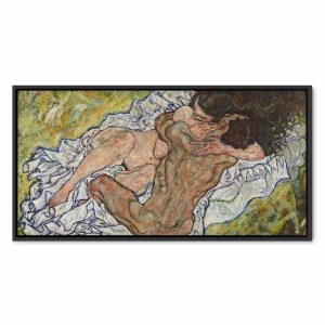 Tableau - Egon Schiele – The Embrace (Lovers II)